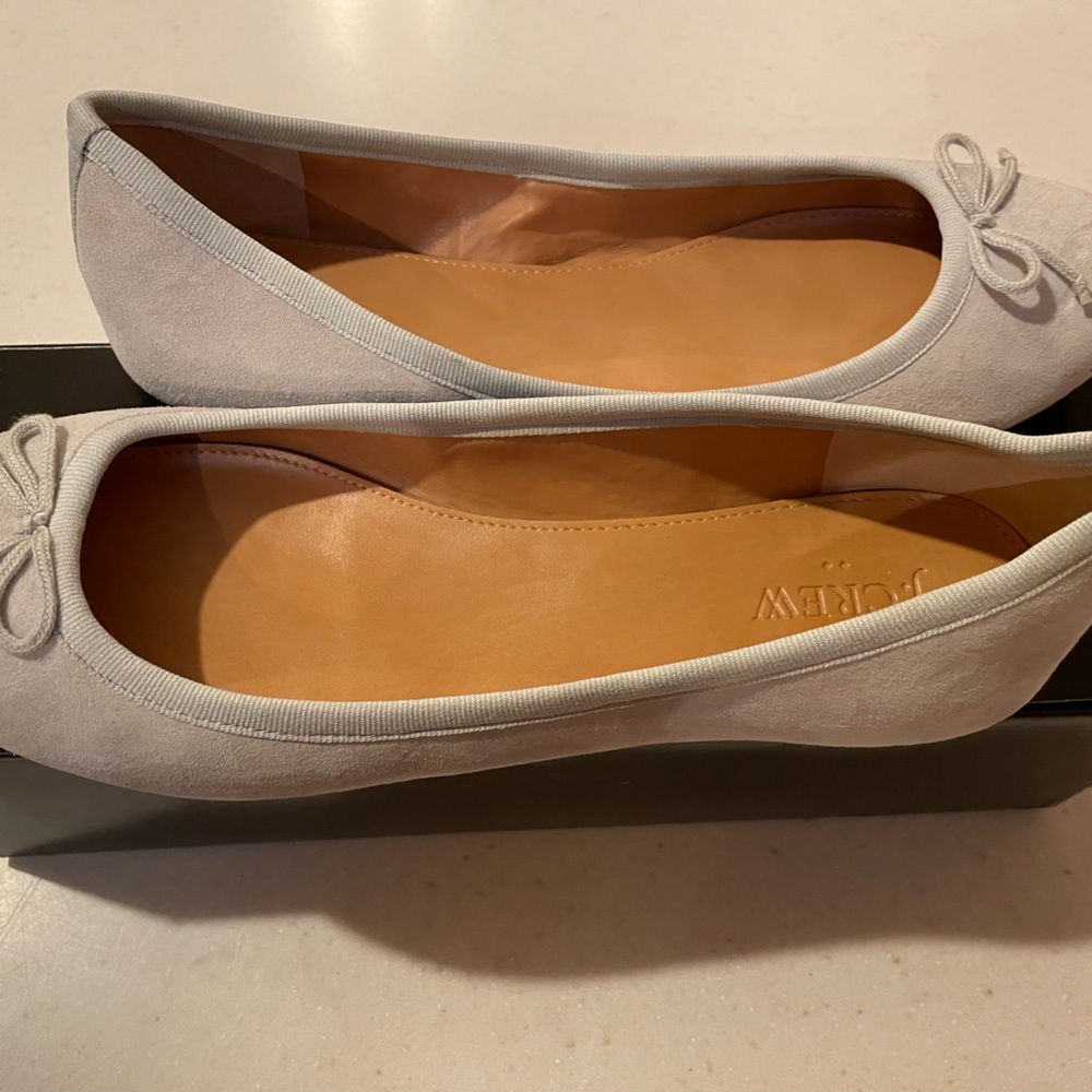 Suede Ballet Flats